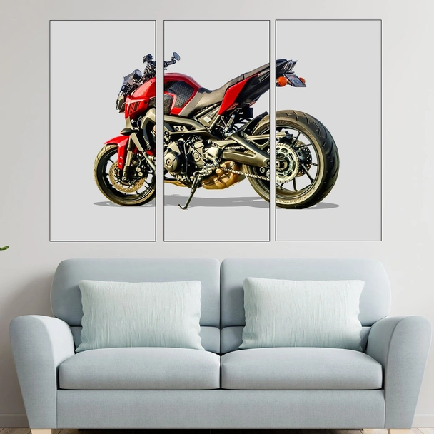 Спортен мотоциклет - картина пано за стена - Image 2