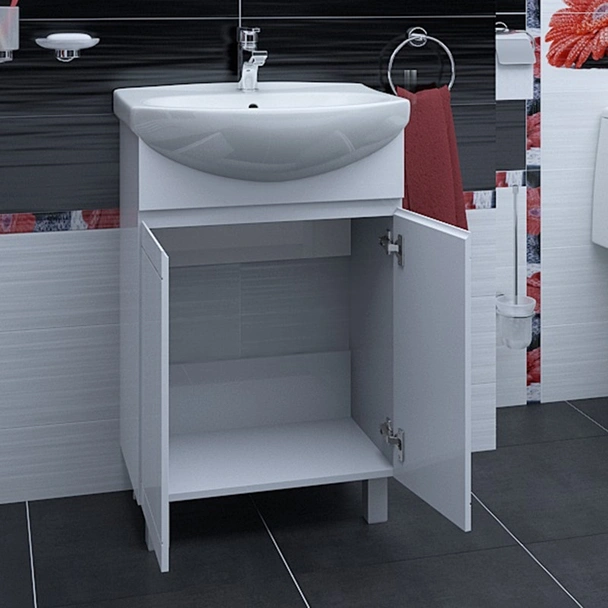 Долен шкаф  за баня с мивка - Рила - TRIANO - Image 2