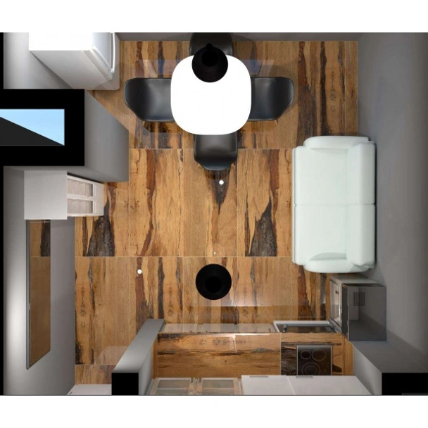 Гранитогрес 60x120 см Burning Wood DECOVITA - Image 9