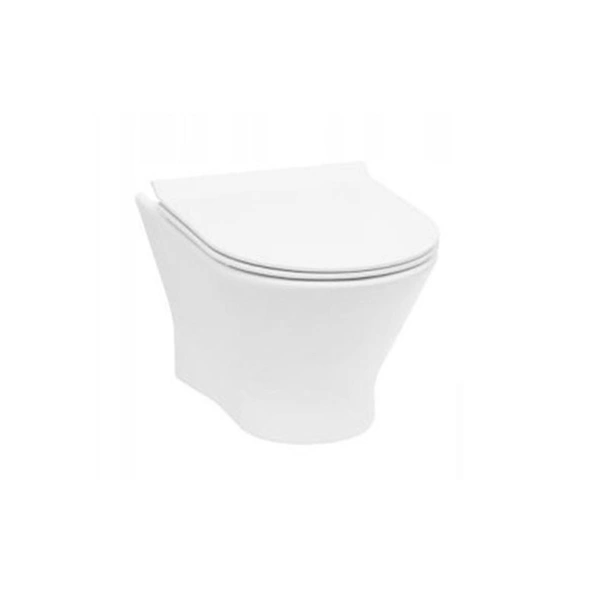 Roca промо окачена тоалетна nexo rimless + структура и бутон + седалка и капак - Image 2