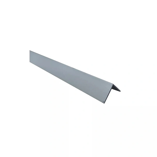 Г-образна алуминиева лайстна 50х50 мм 2.7 м сребро мат