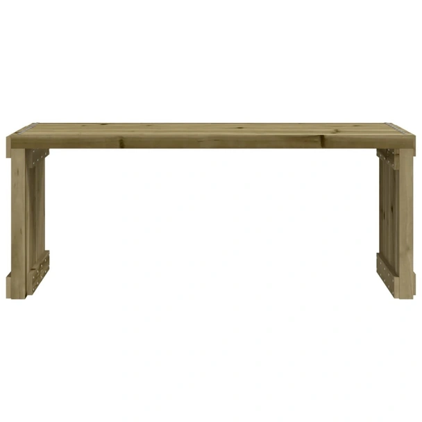 Градинска пейка разтегателна 212,5x40,5x45 см импрегниран бор - VL832529 - Image 4