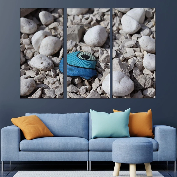 Боядисана черупка на мида - картина пано за стена - Image 2