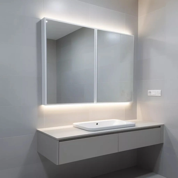 Горен огледален шкаф за баня 120 см Ada BIANI - Image 2