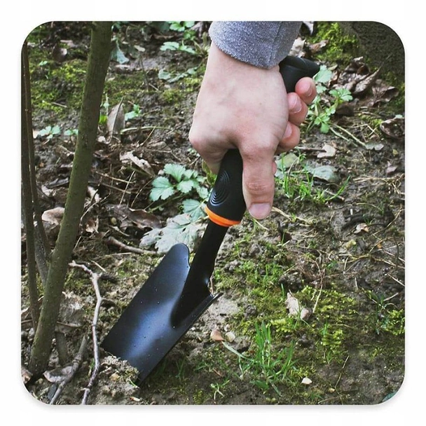 Градинска широка лопатка с гумирана дръжка De Luxe BRADAS - Image 4