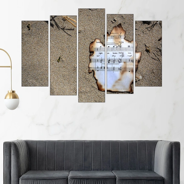 Изгорена музика - картина пано за стена - Image 3