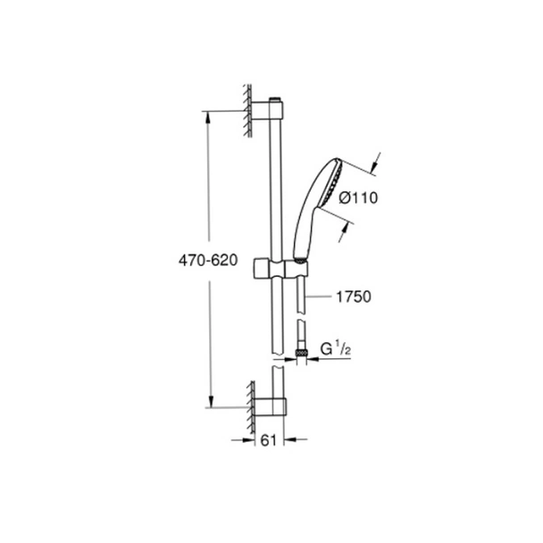 Комплект за баня: душ система и смесители BauEdge GROHE - Image 10