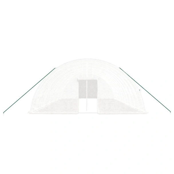 Оранжерия със стоманена рамка бяла 72 м² 12x6x2,85 м - Image 3
