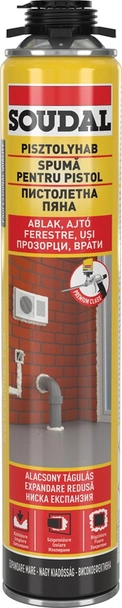 Пистолетна монтажна пяна 750 мл SOUDAL