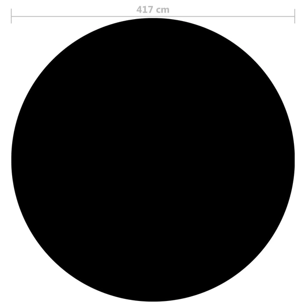 Покривало за басейн,  соларно - черно, 417 см, PE - Image 3