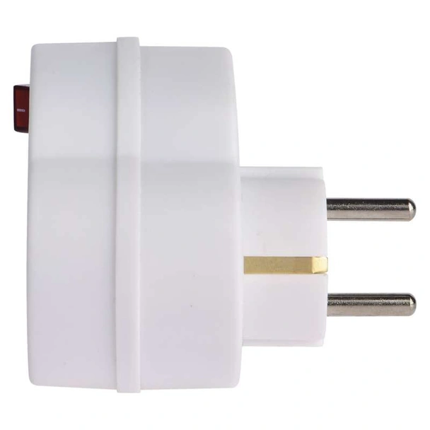 Разклонител с 2 гнезда и ключ без кабел бял EMOS - Image 3