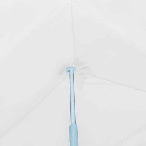 Сгъваема шатра с 8 странични стени, 3x9 м, бяла - Image 7
