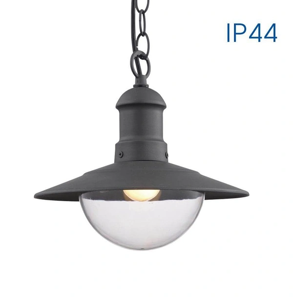 Висящ фенер Riviera H010/GR тъмносив IP44 VIVALUX