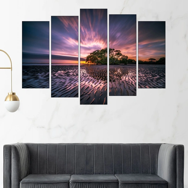 Изгрев над дюните - картина пано за стена - Image 3