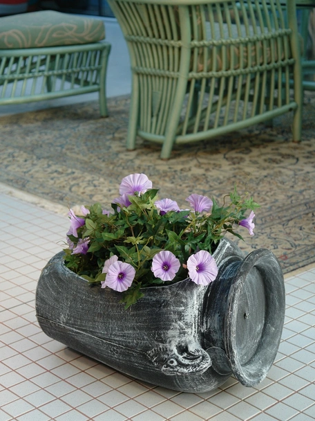 Кашпа Амфора 47x39x27 cм кафяво-медна ROTO - Image 2