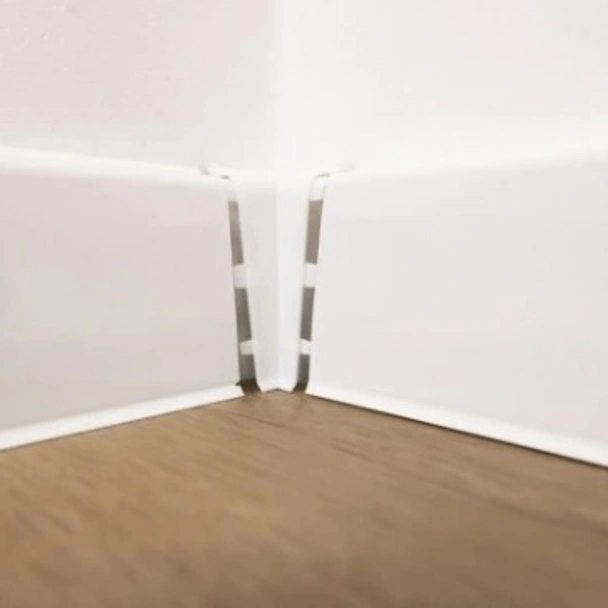 Вътрешен ъгъл за подов перваз INDO-01 бял 2 бр. ARBITON - Image 2