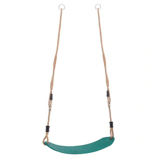 Детска люлка с регулируема дължина на въжето зелена - Image 2