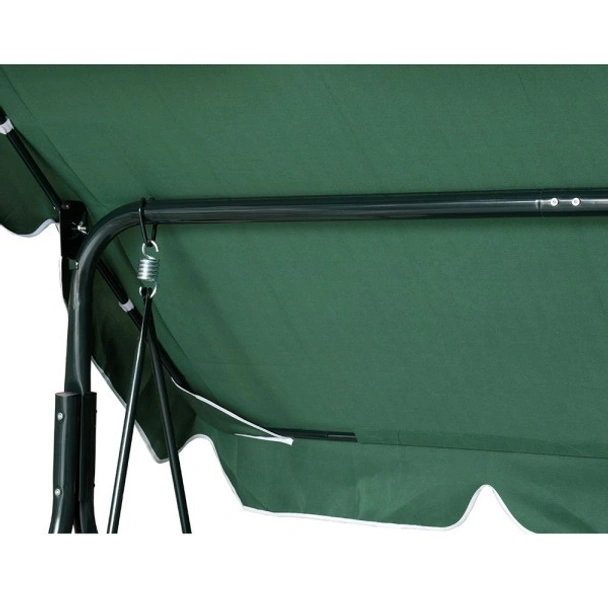 Градинска люлка 170x110x153 см зелена MY GARDEN - Image 2