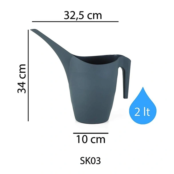 Лейка за поливане 2 л бяла SK03 SERINOVA - Image 3