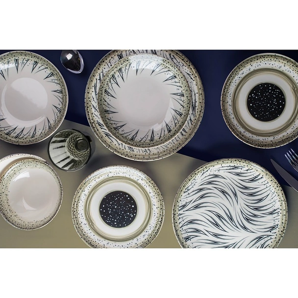 Порцеланов сервиз за хранене 24 части Пролетна роса FARIKA - Image 2