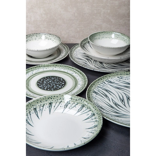 Порцеланов сервиз за хранене 24 части Пролетна роса FARIKA - Image 3