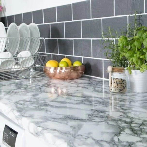 Самозалепващо фолио Marmi Weiss 67.5 см D-C-FIX - Image 2