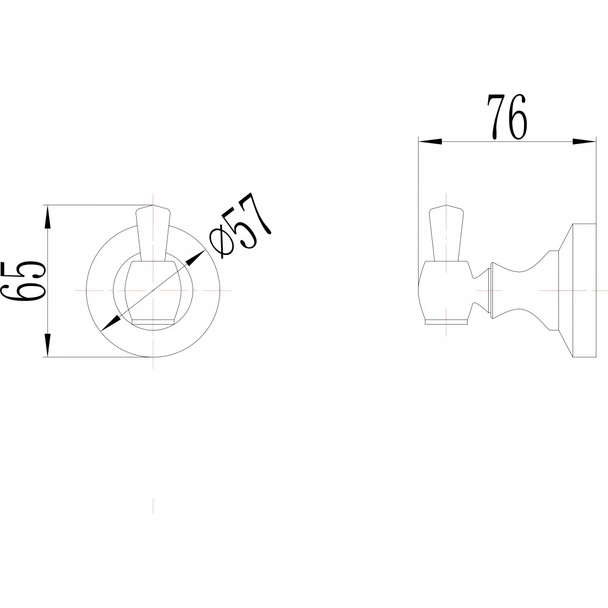 Закачалка за баня Sailor New ICA 8353 INTER CERAMIC - Image 3
