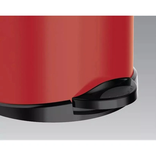 Кош с педал и пластмасова кофа 5 л червен MELICONI