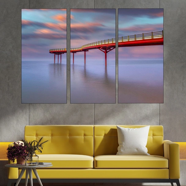 Мост над морето - картина пано за стена - Image 2