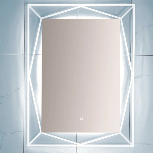 Огледало за баня с вградено LED осветление Карла 60х80см INTER CERAMIC - Image 3