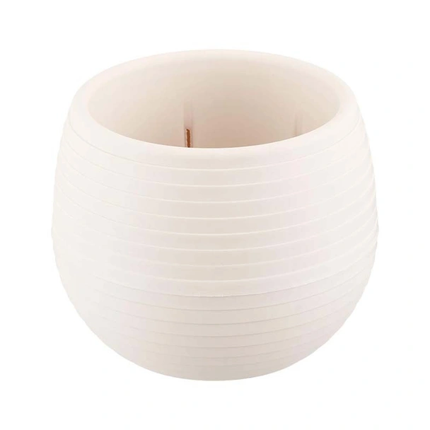 Саксия 13x12.5 см 1.3 л бяла Elvan SERINOVA