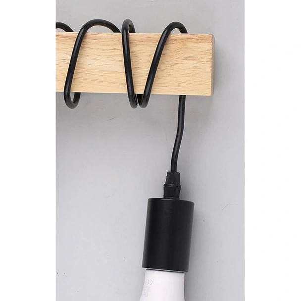 Стенен аплик Светлината на дървото черен мат DREAM LIGHTS - Image 2