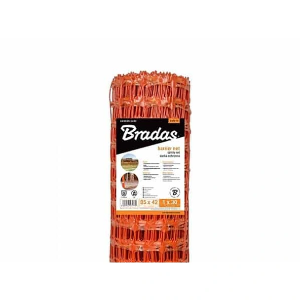 Предпазна мрежа 1x30 м 100 гр/м2 Barrier Net BRADAS - Image 2