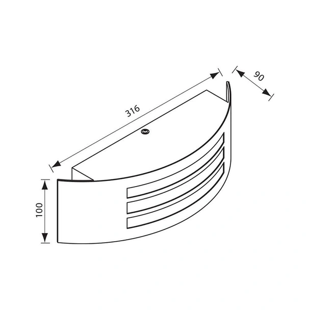 Фасаден аплик SYDNEY/PR 60W VIVALUX - Image 2