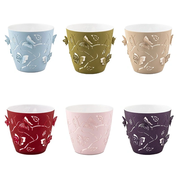 Кашпа 3D Пеперуди Ф18x16 cм RG