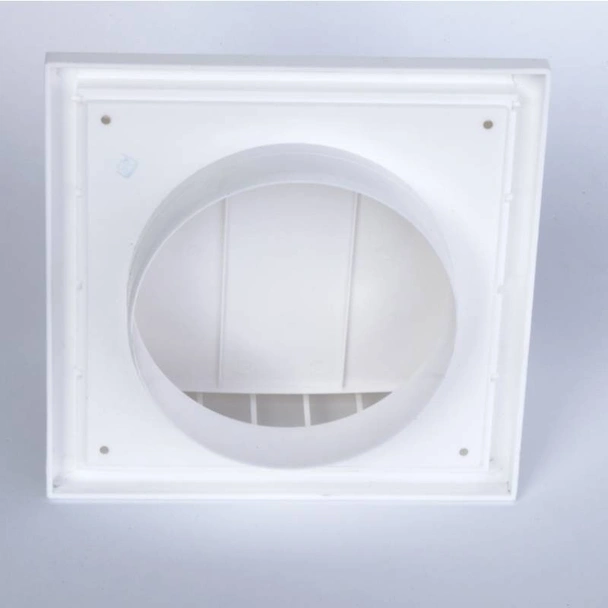 Квадратна вентилационна решетка с клапа ф125 - Image 2