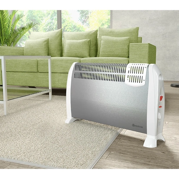 Подов конвектор с вентилатор CFV2000SL сребрист ELDOM - Image 2