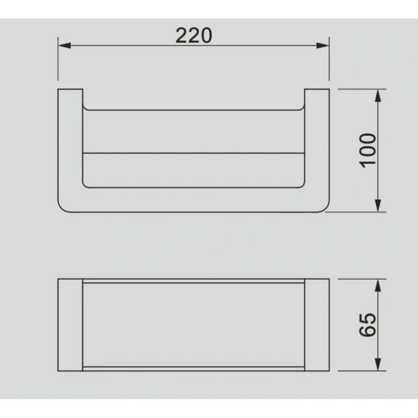 Поставка за хавлия Елинор ICA 5560B INTER CERAMIC - Image 2