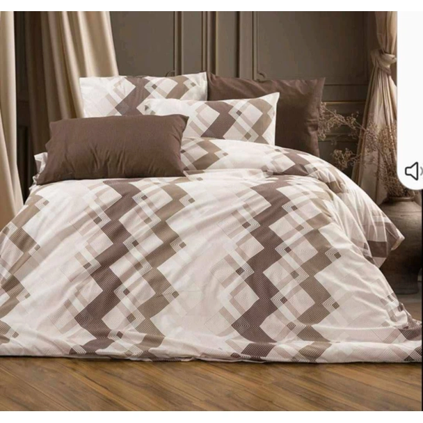 Спален комплект 4 части Бежови нюанси COTTON GARDEN