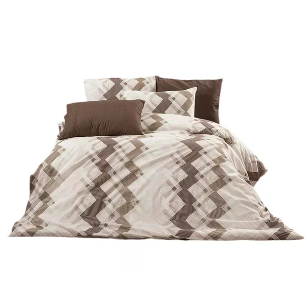 Спален комплект 4 части Бежови нюанси COTTON GARDEN - Image 2