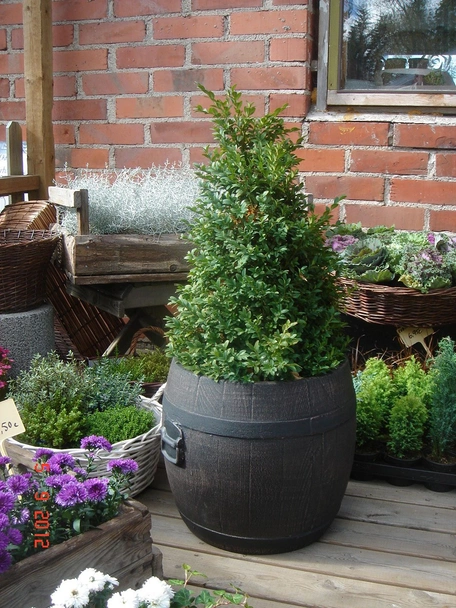 Кашпа 39х39х35 см кафяво-медна Буренце - Image 2