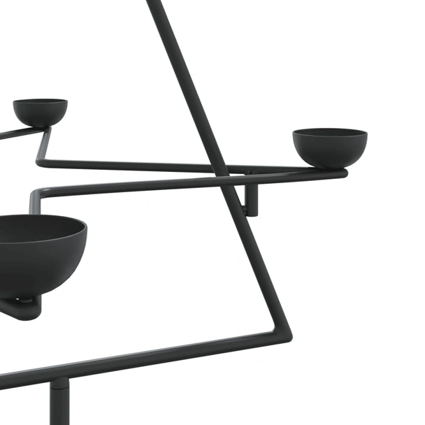 Метална коледна елха с поставки за свещи 75 см - Image 7