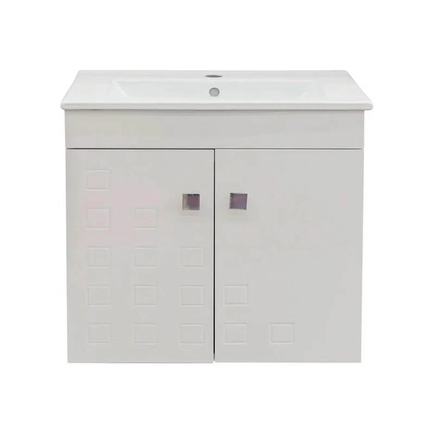 Комплект за баня: горен огледален шкаф + долен шкаф с мивка INTER CERAMIC - Image 3