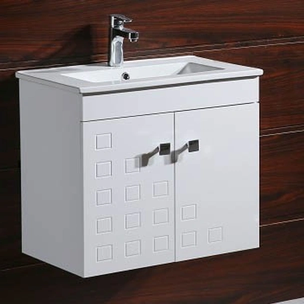 Комплект за баня: горен огледален шкаф + долен шкаф с мивка INTER CERAMIC - Image 2