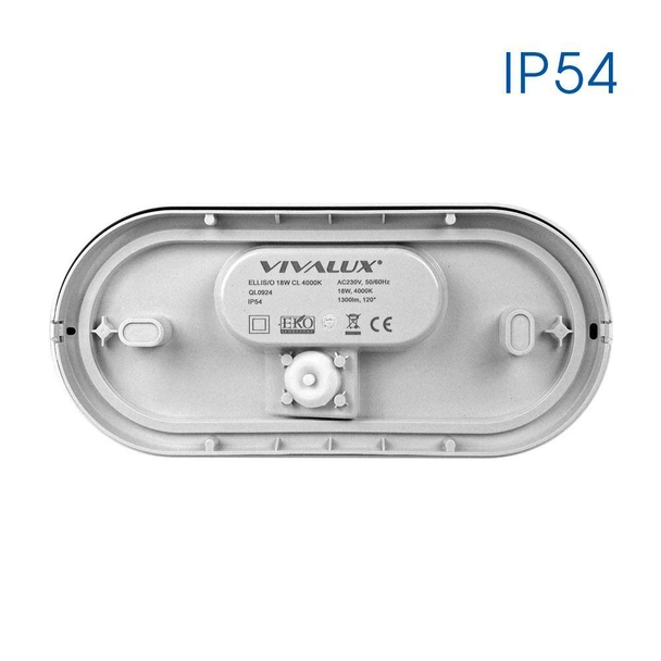 LED плафон Ellis/О 18 W IP54 бял VIVALUX - Image 3