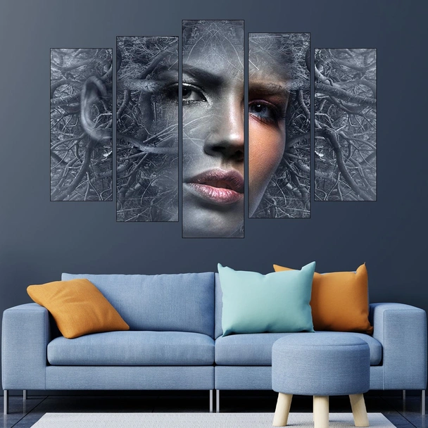 Мистична жена дърво - картина пано за стена - Image 3