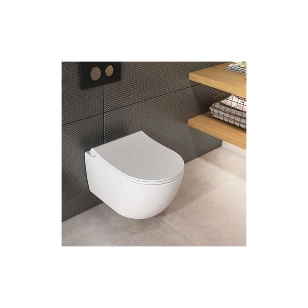 Стенна тоалетна чиния Rimless Deep QUARTER BATH - Image 3