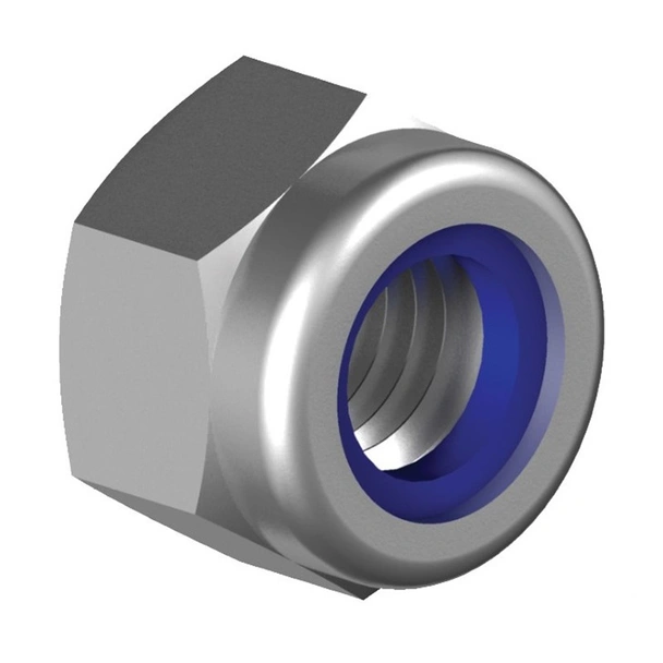 Стопорна гайка с тефлонова вложка M16 DIN 985