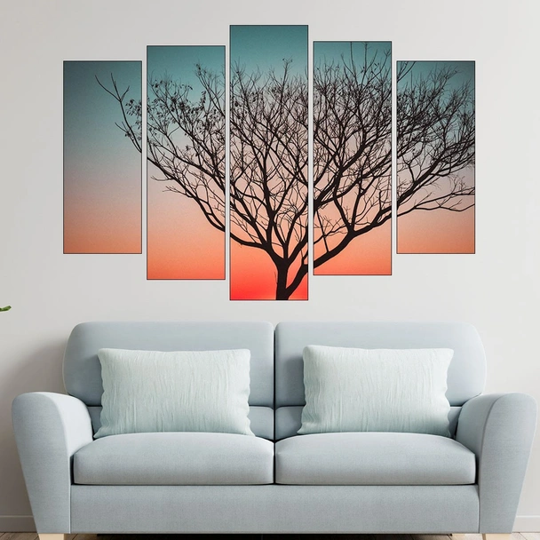 Залез и дърво - картина пано за стена - Image 3