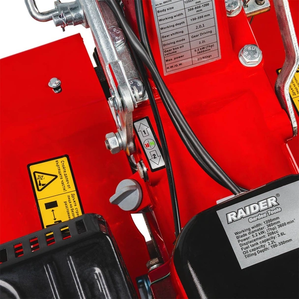 Бензинова мотофреза 5200 W 120 см RD-T13 RAIDER - Image 7